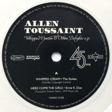 Cargar imagen en el visor de la galería, Allen Toussaint – Whipped Cream &amp; Other Delights E.P. 7&quot; [white vinyl]
