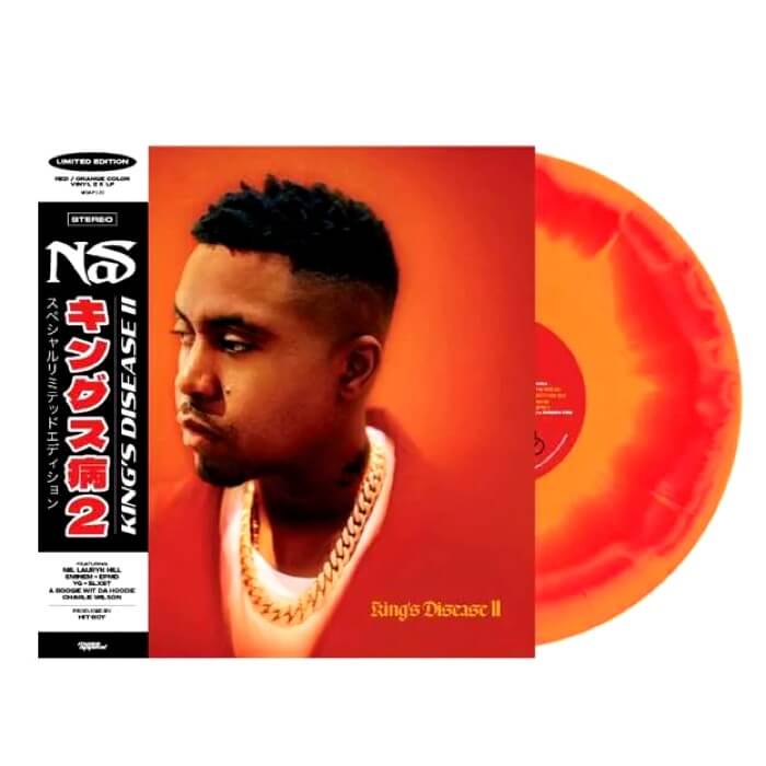 Nas | King's Disease II [Limited Edition Red / Orange Vinyl + Obi] 2LP