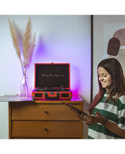 Cargar imagen en el visor de la galería, Prixton - Tocadiscos Bluetooth VC400 Rojo