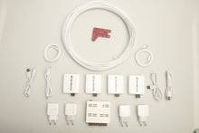 Cargar imagen en el visor de la galería, Kit Gold de Fibra Optica Plástica (4 conversores + switch)
