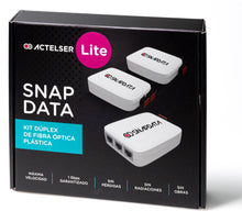 Cargar imagen en el visor de la galería, Kit Dúplex Lite de Fibra Óptica Plástica Snap Data
