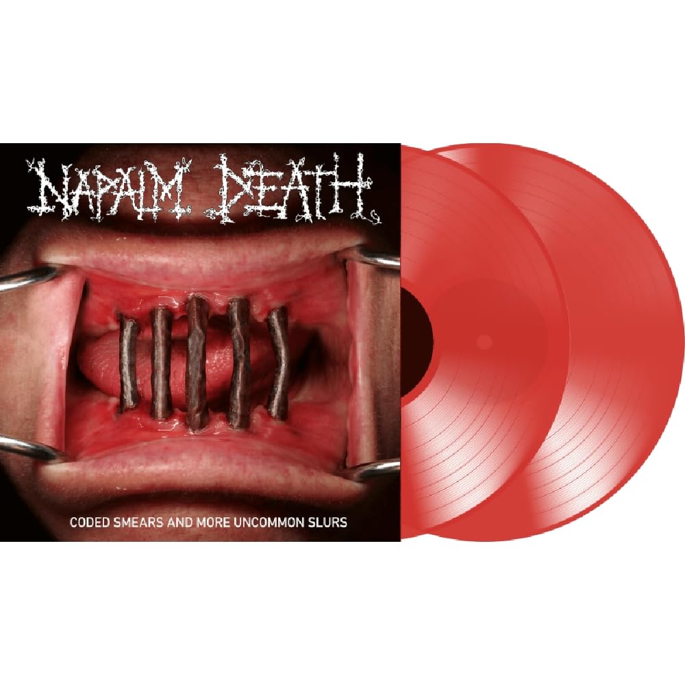 2LP Napalm Death ‎| Coded Smears And More Uncommon Slurs [Red Transparent]