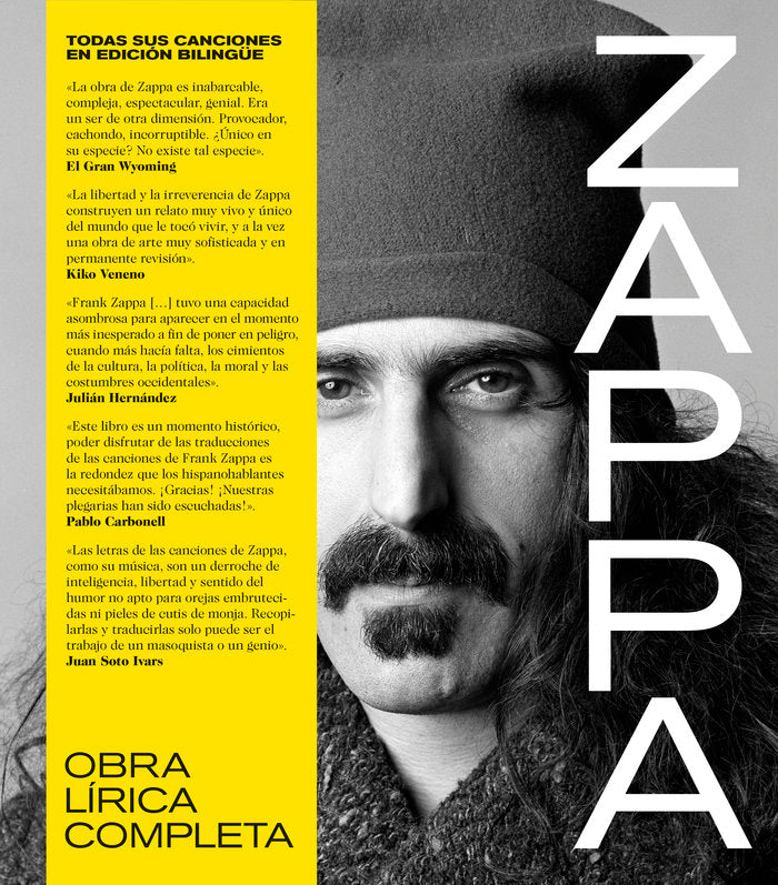 FRANK ZAPPA: Obra lírica completa. Todas sus canciones