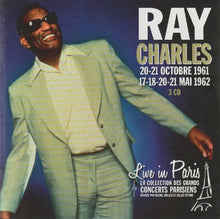 Cargar imagen en el visor de la galería, Ray Charles | Live in Paris, 20-21 Octobre 1961 / 17-18-20-21 Mai 1962 [3CD]
