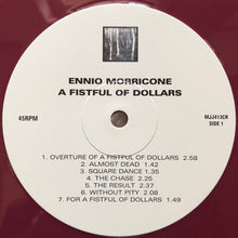 Cargar imagen en el visor de la galería, Ennio Morricone | A Fistful of Dollars / For a Few Dollars More [Limited edition, oxblood viny]l
