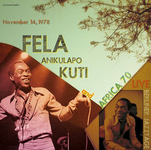 Cargar imagen en el visor de la galería, Fela Anikulapo Kuti And Africa 70 | Live Berliner Jazztage November 14, 1978
