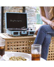 Cargar imagen en el visor de la galería, Prixton - Tocadiscos Bluetooth VC400 Azul
