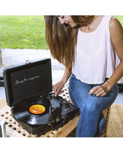 Cargar imagen en el visor de la galería, Prixton - Tocadiscos Bluetooth VC400 Negro
