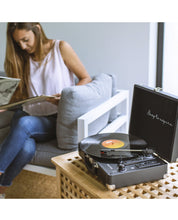 Cargar imagen en el visor de la galería, Prixton - Tocadiscos Bluetooth VC400 Negro

