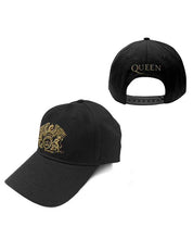 Cargar imagen en el visor de la galería, Queen - Gorra "Gold Classic Crest" Bordada
