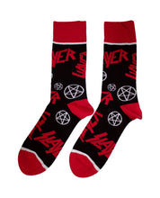 Cargar imagen en el visor de la galería, Slayer - Calcetines "Logos and Pentagrams"
