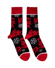 Cargar imagen en el visor de la galería, Slayer - Calcetines "Logos and Pentagrams"
