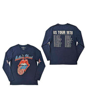 Cargar imagen en el visor de la galería, The Rolling Stones - Camiseta Manga Larga "US Tour '78" Unisex
