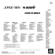 Cargar imagen en el visor de la galería, Jorge Ben | O Bidú: Silêncio No Brooklin
