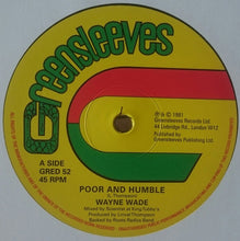 Cargar imagen en el visor de la galería, Wayne Wade / Bunny Lie Lie ‎– Poor And Humble / Babylonians
