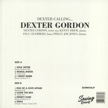 Cargar imagen en el visor de la galería, Dexter Gordon | Dexter Calling . . . [Limited Clear Vinyl]
