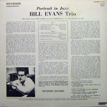 Cargar imagen en el visor de la galería, Bill Evans Trio | Portrait In Jazz
