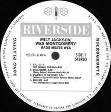 Cargar imagen en el visor de la galería, Milt Jackson and Wes Montgomery | Bags Meets Wes!
