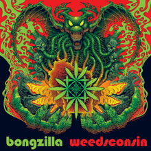 Cargar imagen en el visor de la galería, Bongzilla | Weedsconsin [Green Splatter Red Transparent]
